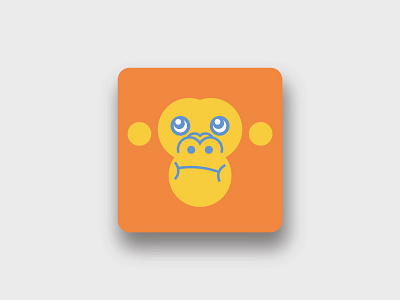 Weekly Warmup: Monkey Icon art design icon icon a day icon artwork icon design illustration logo monkey logo vector warmup weekly warm up