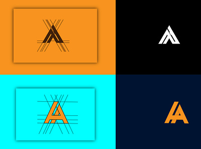 AA Monogram Logo artist logo branding business logos letter logo logo logo design minimalist logo monogram logo professional logo typography