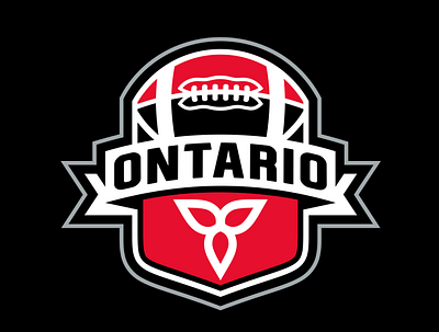 Football Ontario brand identity branding football football logo identity logo ontario sports sports logo