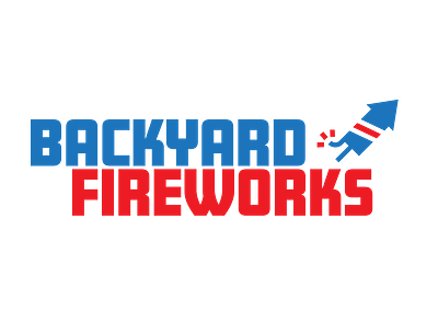 Backyard Fireworks brand design branding branding design fireworks graphic design logo logo design typography youtube