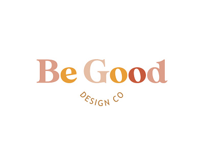 Be Good Design Co. brand brand design branding branding design color design etsy graphic design logo logo design small business