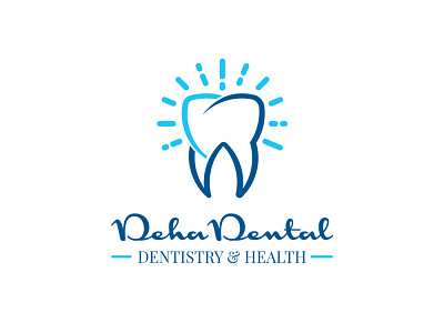 Deha Dental ahmad alizadeh branding logo logo design احمد علیزاده