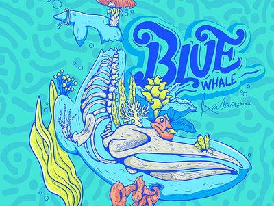 blue whale ballena cartoons diseño personaje illustration ocean