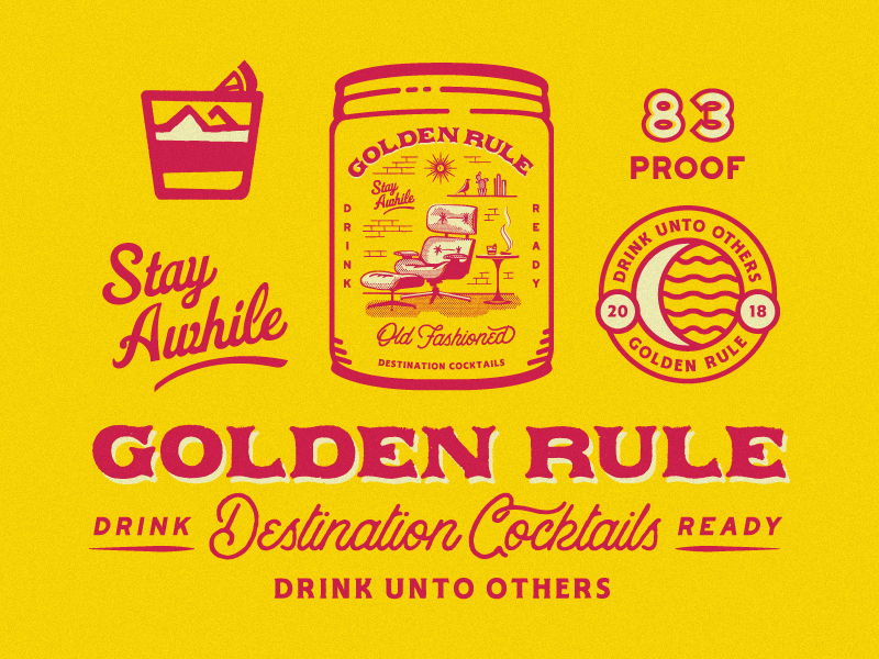 Golden Rule Brand System By Nicola Broderick On Dribbble