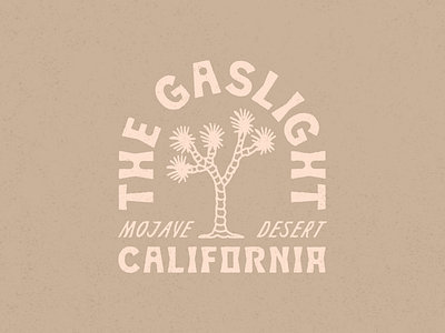 The Gaslight - Branding airbnb badge brand branding california desert design joshua tree logo mojave nicola broderick retro