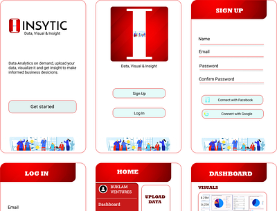 Insytic UI Design1 app branding design ui ux