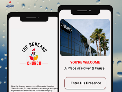 Bereans Church App - Splash