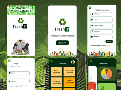 Trash IT App Design