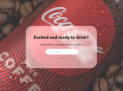 Daily UI 016 016 coca cola cocacola daily 100 challenge dailyuichallenge design ui ux web