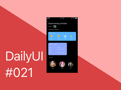 Daily UI 021 021 daily 100 challenge dailyuichallenge design ui ux web