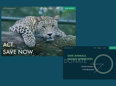 Daily UI 032 032 animal contribute contributor crowdfunding crowdfunding campaign daily 100 challenge dailyuichallenge design raised save ui ux web