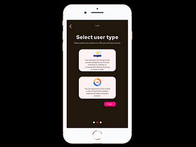 Daily UI 064 - Select user type 064 app daily 100 challenge dailyuichallenge design illustration ui user user type ux