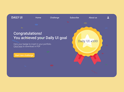 Daily UI 084 - Badge 084 badge daily 100 challenge dailyui dailyuichallenge design ui ux web