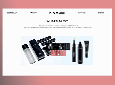 Daily UI 094 - News 094 cosmetics daily 100 challenge dailyuichallenge design mac maccosmetics new news ui ux