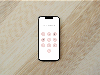 Challenge 117 - Dial Pad 117 apple call daily 100 challenge dailyuichallenge design dial dial pad ios iphone numbers pad type ux web