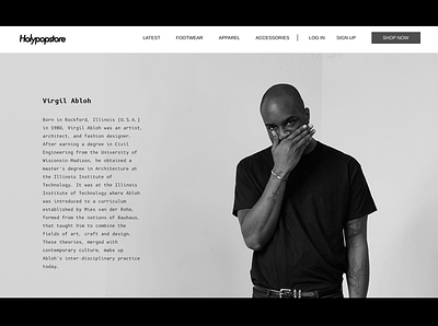 Virgil Abloh designs, themes, templates and downloadable graphic elements  on Dribbble