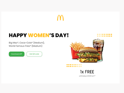 Landing Page for McDonald's