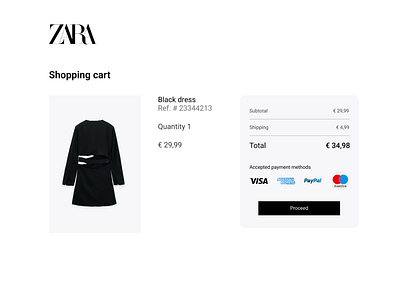 Zara Collection UI by Nicholas Ergemla for Geex Arts on Dribbble