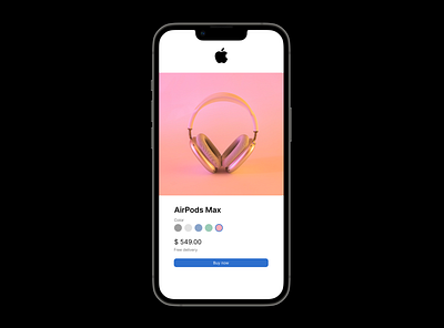 Apple Airpods Max airpods airpods max amazon animation app apple branding buy color daily 100 challenge dailyuichallenge design google homepage illustration logo ui ux web