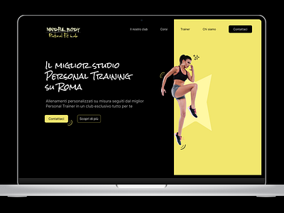 Landing Page for gym studio