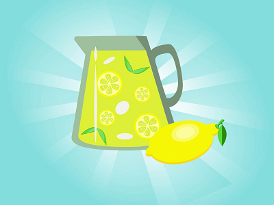 Lemonade drink illustration lemonade vector