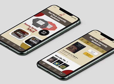 UI Challenge #2 - College Bookstore app design design
