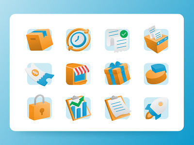 Illustrations for Point of Sale android app design graphic design icon icon app icon art icon design icon pack icon set iconography illustration illustration art illustrator landing page logo point of sale ui ux vector