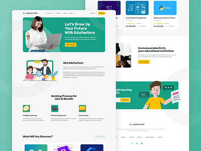 Landing Page for Edufactory