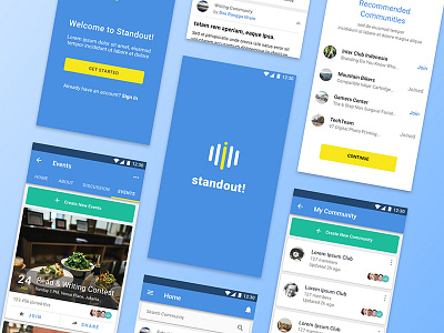 standout! app android app community mobile