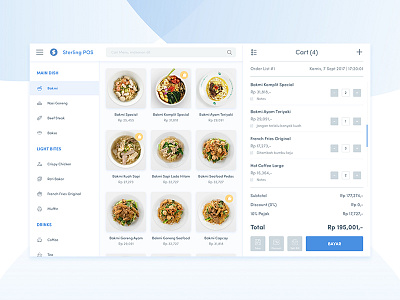 Point of Sales dashboard food of point pos restaurant sales shop statistics tablet ui webdesign