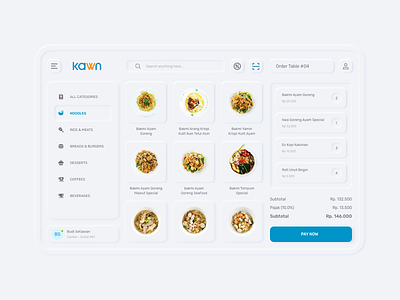 KAWN Point of Sale on Neumorphic