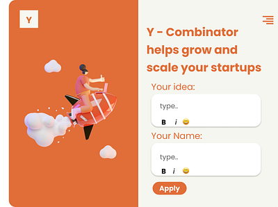 Y Combinator: grow and scale your startup design ui web web design web dev