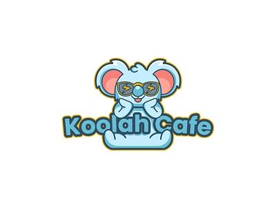 Logo Design for Koolah Cafe design illustration koala koala logo logo vector