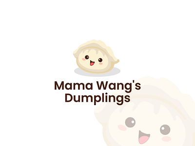 Dumplings design dumplings fun illustration logo playful playful logo soft vector