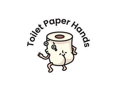 Paper Logo character design cry cry baby design graphic design illustration logo logo design paper paper logo toilet toilet logo toilet paper toilet paper logo vector