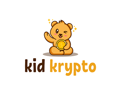 Crypto Logo bear bear logo character design coin coin logo crypto logo design graphic design illustration logo logo design teddy teddy bear teddy bear logo teddy logo vector