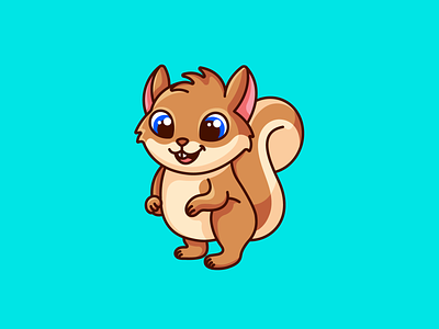 Squirrel character design design graphic design illustration logo logo design squirrel squirrel design squirrel logo vector wood