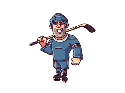 Character Design branding character character design design graphic design hockey hockey design hockey logo illustration logo logo design man mascot ui ux vector