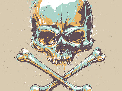 Grunge Skull