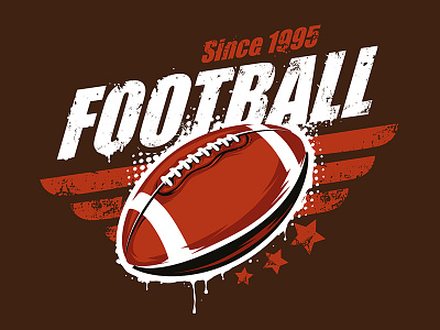 Football Vector Art american football art brand emblem logo print sport team template vecster vector