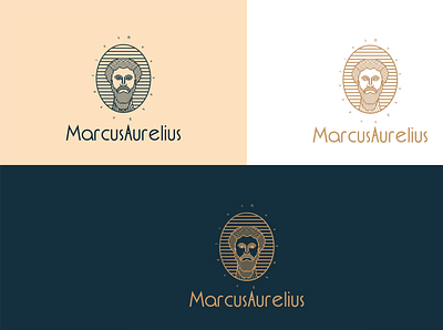 MARCUSAURELIUS. LOGO art branding design flat graphic design illustration illustrator logo logo design minimal monoline vector