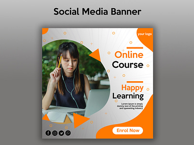 online course banner