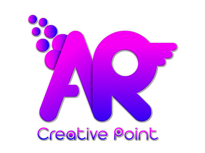 AR Creative Point Logo branding graphic design logo