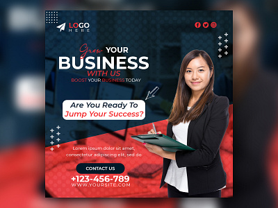 Business Social Media Post Banner ads banner banner ads banner design branding business business post design element facebook facebook cover graphic design instagram instagram post logo marketing media post banner social media web