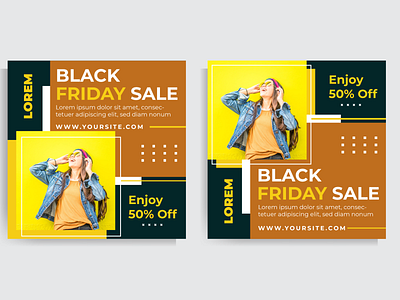 Black Friday Sale Social Media Post Banner ads banner advertisement banner banner ads banner design branding design facebook facebook cover fashion graphic design illustration instagram media offer post post banner sale social media