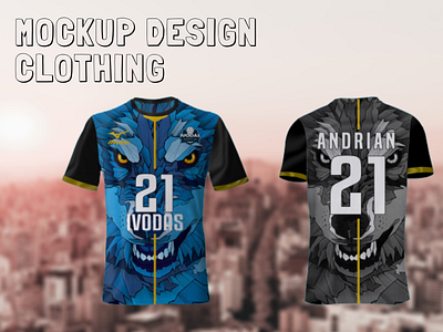 MOCKUP DESIGN JERSEY CLOTHING