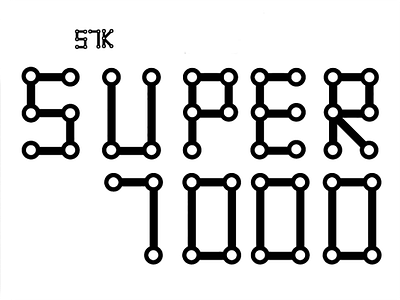 Super 7000 Logotype logo logotype