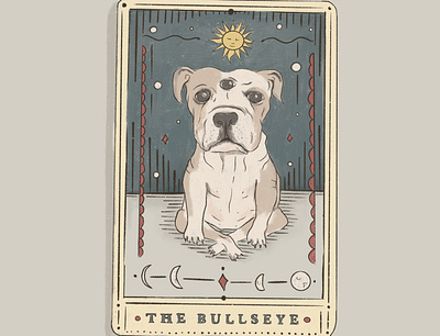The Bullseye design illustration tarot card