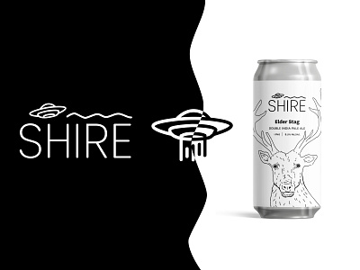 Shire - Rebrand beerdesign beerlogo craftbeer design illustration logo