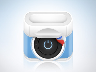 DailyBrush Icon app blue brush daily icon ios iphone